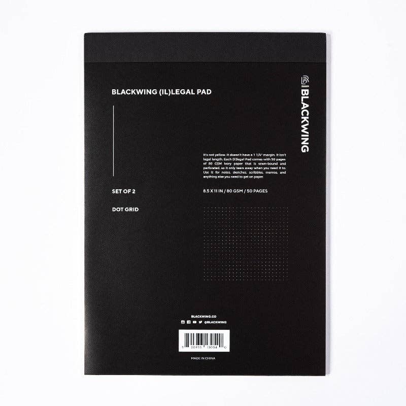 Blackwing Paper Blackwing Large (A4) Legal Pad (Set of 2)