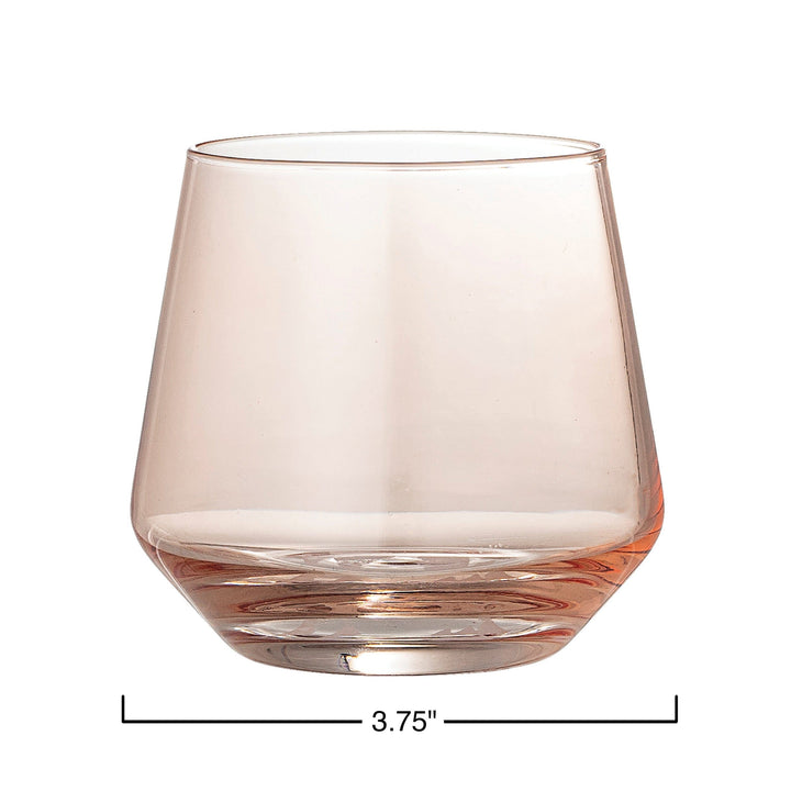 Bloomingville Glass Blush Drinking Glass