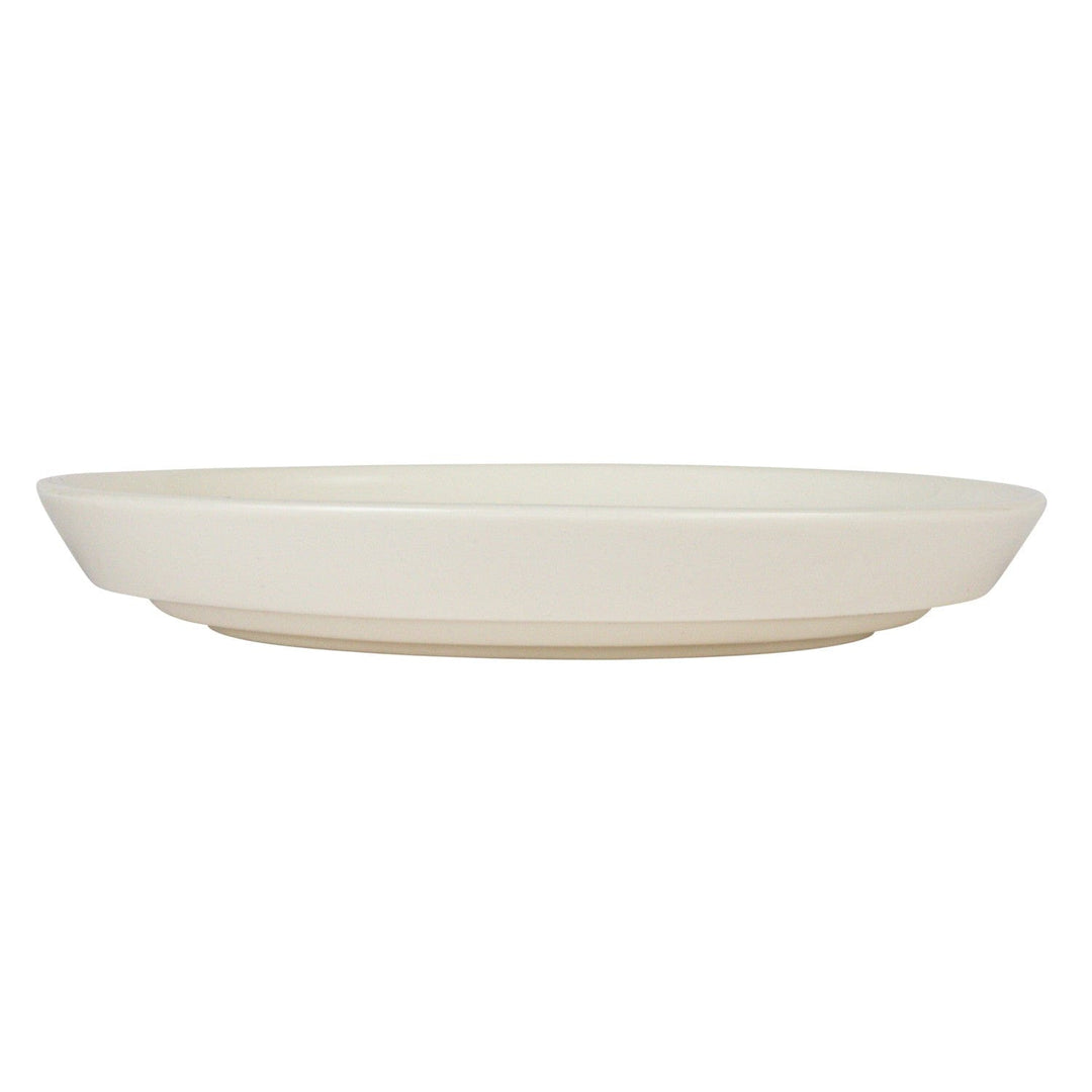 Bloomingville Home Stoneware Serving Dishes with Acacia Wood Pedestals