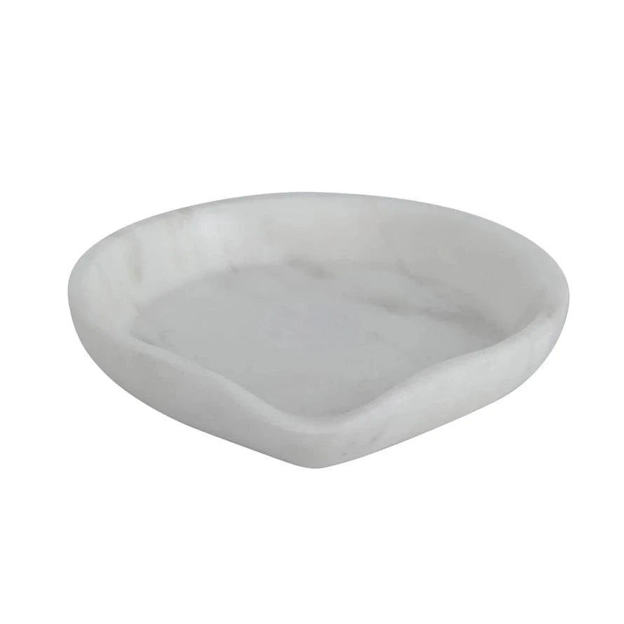 Bloomingville Measuring Cups Marble Spoon Rest, White