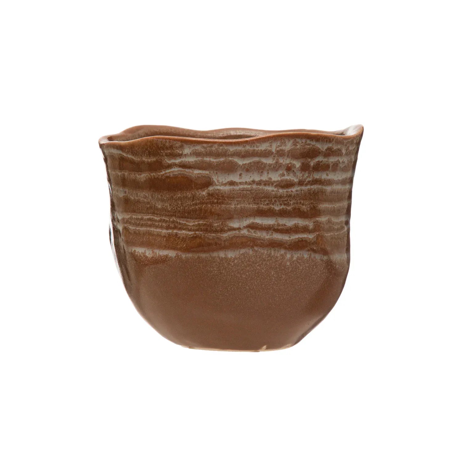 Bloomingville Plants Stoneware Planter - Mulberry