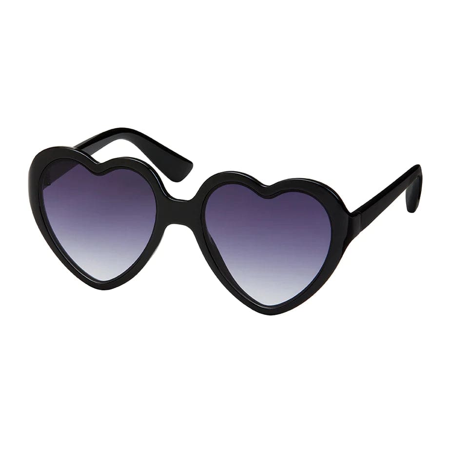 Blue Gem Sunglasses Sunglasses Black Rose - Heart Shaped Sunglasses | Blue Gem