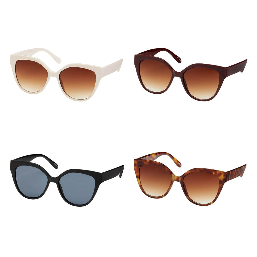 Blue Gem Sunglasses Sunglasses Rose - Angled Cat Eye Sunglasses | Blue Gem