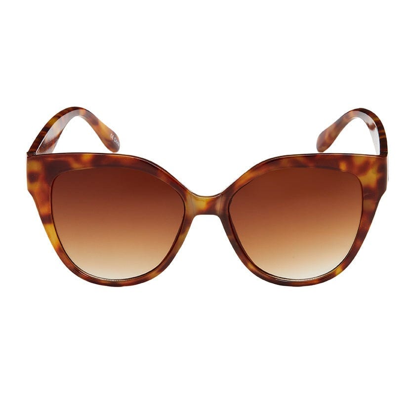 Blue Gem Sunglasses Sunglasses Tortoise Rose - Angled Cat Eye Sunglasses | Blue Gem