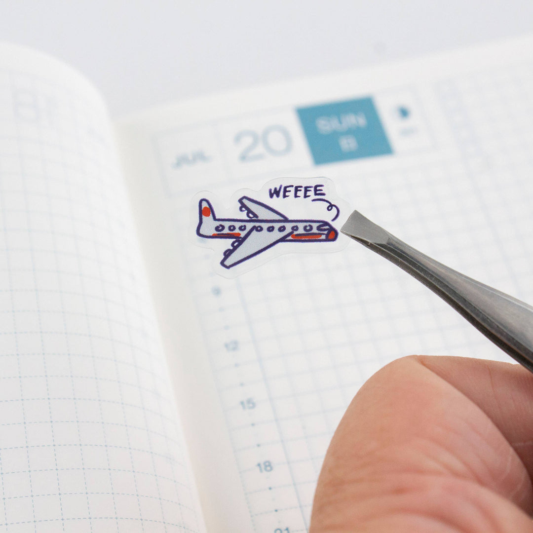 Bobo Design Studio Cards Travel 01 - Clear Planner Sticker Sheet