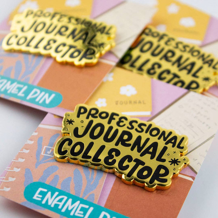 Bobo Design Studio Fashion Professional Journal Collector Enamel Pin