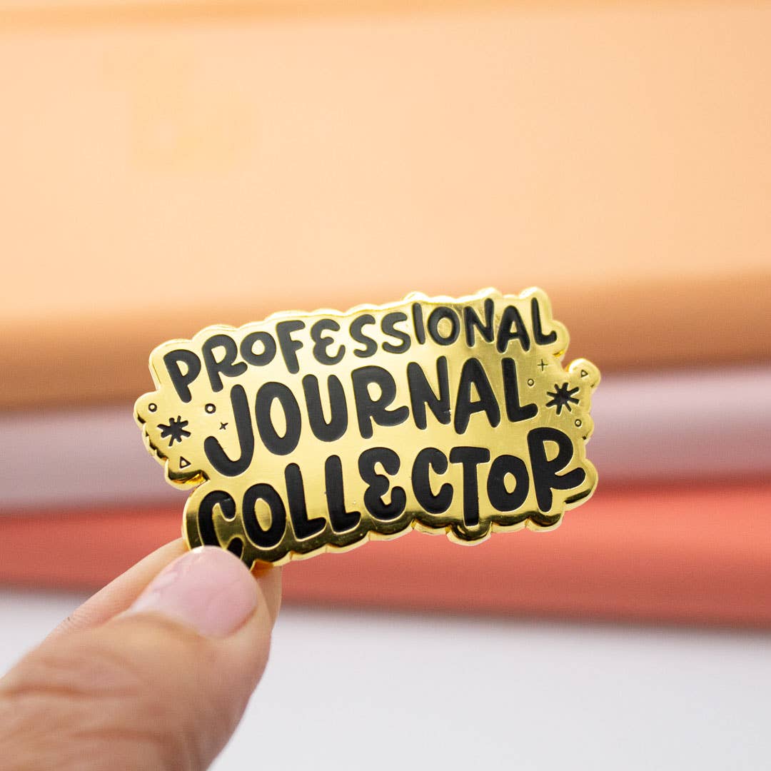 Bobo Design Studio Fashion Professional Journal Collector Enamel Pin