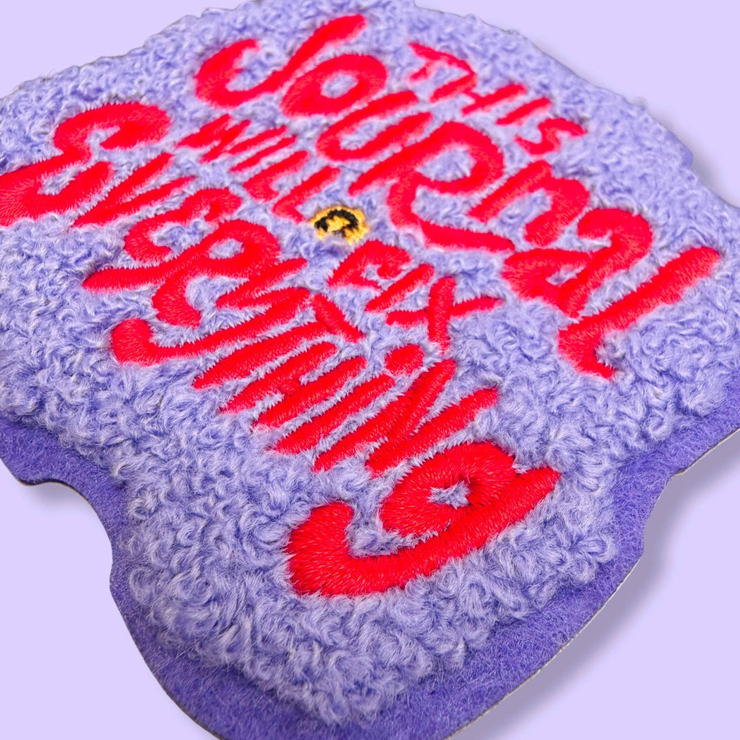 Bobo Design Studio Gifts This Journal Will Fix Everything - Chenille Woven Sticker Patch