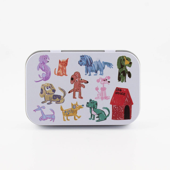 Bobo Design Studio paper Dog Park Washi Flake and Stationery Trinket Tin