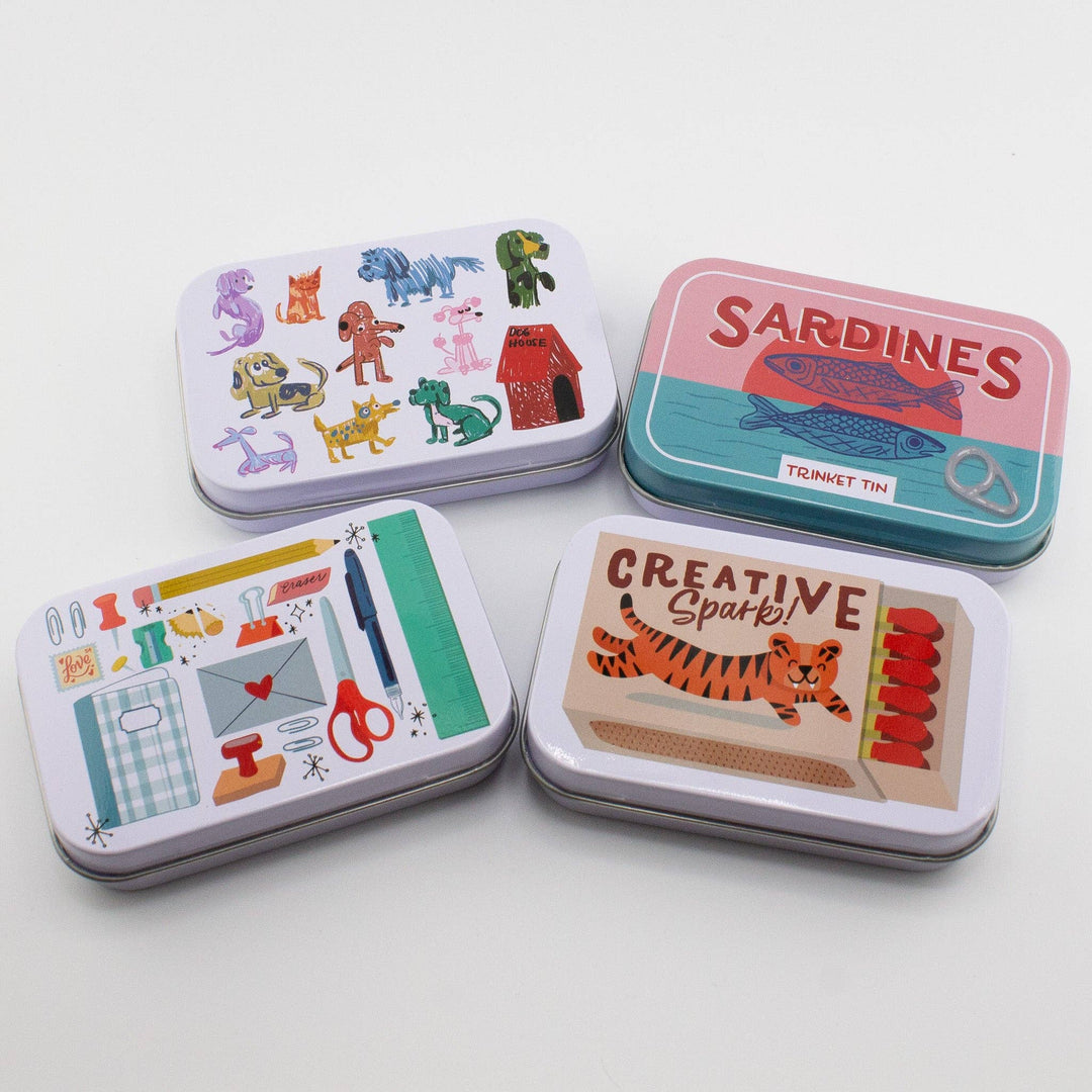 Bobo Design Studio paper Dog Park Washi Flake and Stationery Trinket Tin
