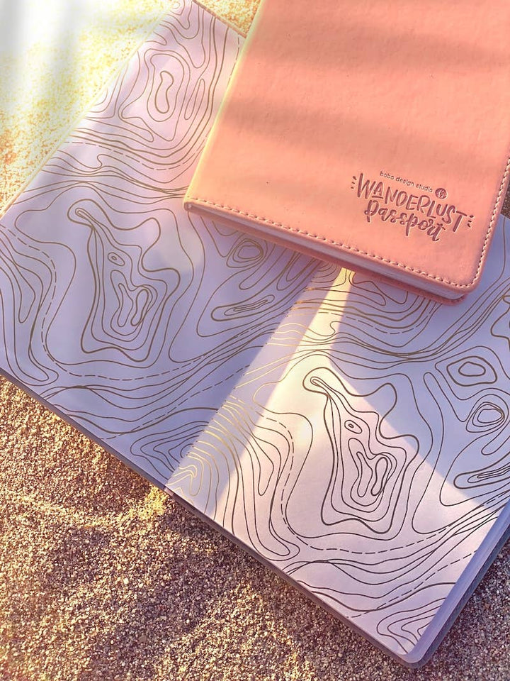 Bobo Design Studio paper Goldenrod Yellow Wanderlust Passport - Travel Journal