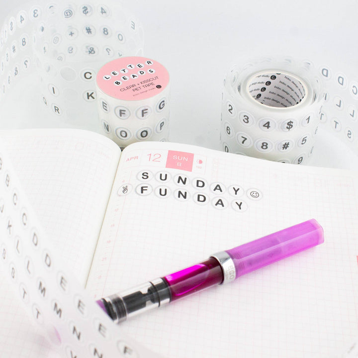Bobo Design Studio paper Letter Beads PET Tape - 50mm