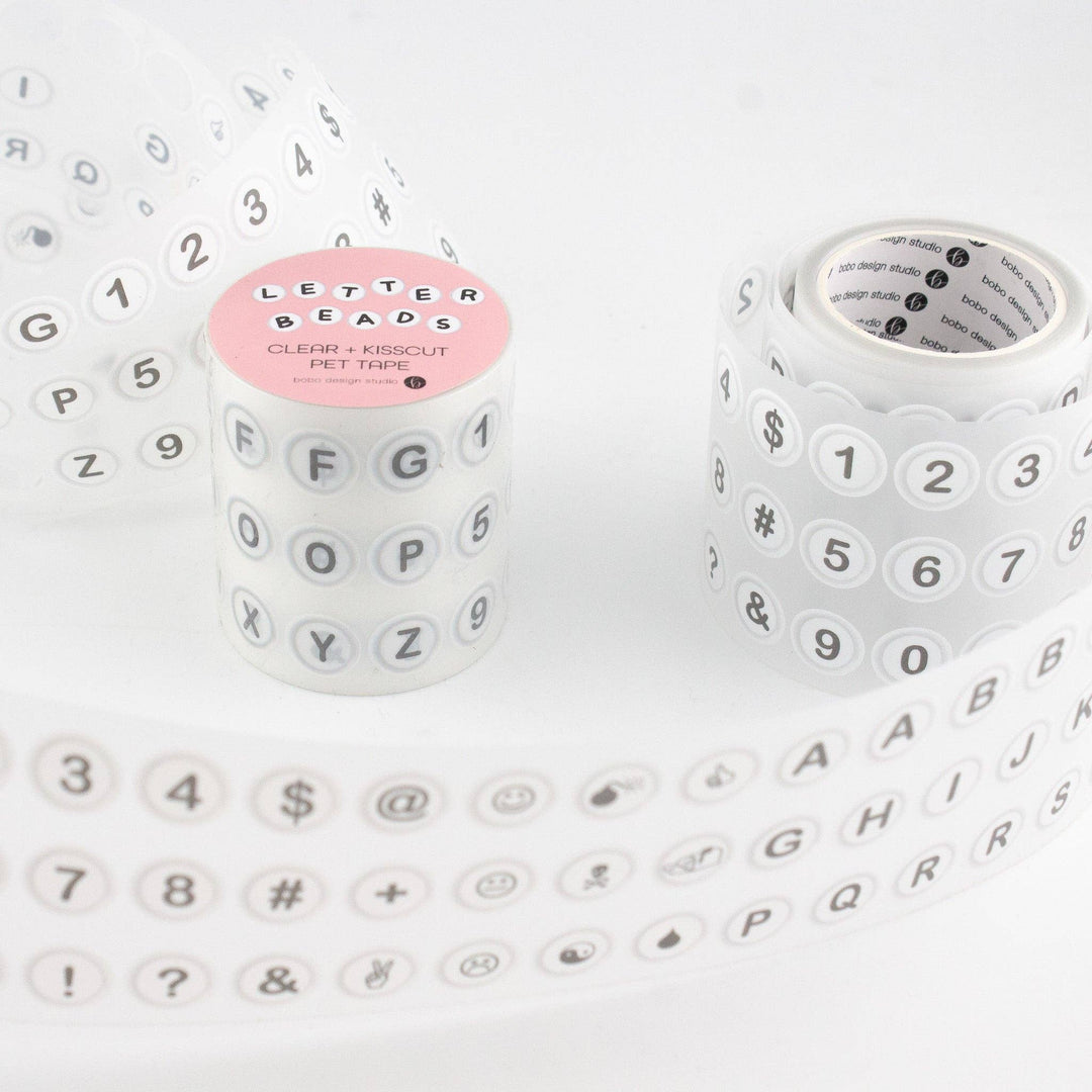 Bobo Design Studio paper Letter Beads PET Tape - 50mm
