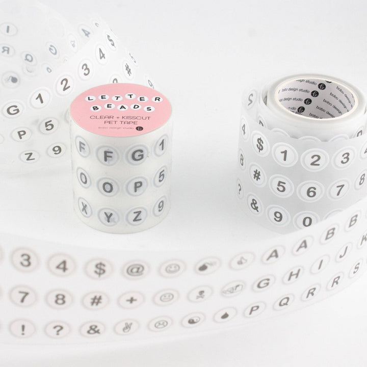 Bobo Design Studio paper Letter Beads PET Tape - 50mm