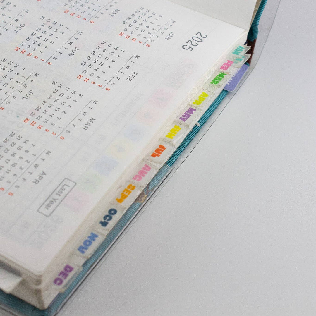 Bobo Design Studio paper Planner Index Sticker Tabs - Months