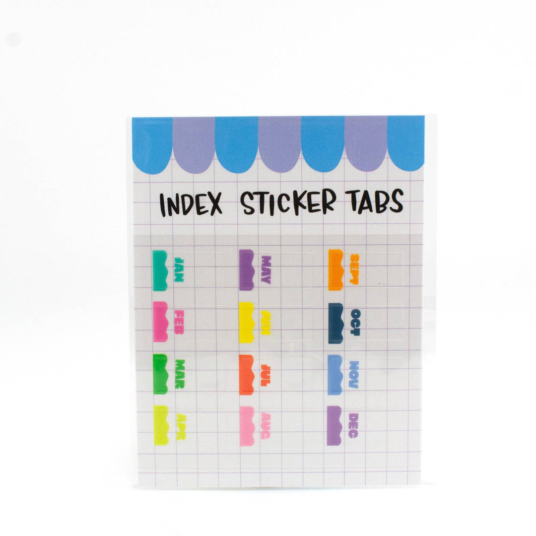 Bobo Design Studio paper Planner Index Sticker Tabs - Months