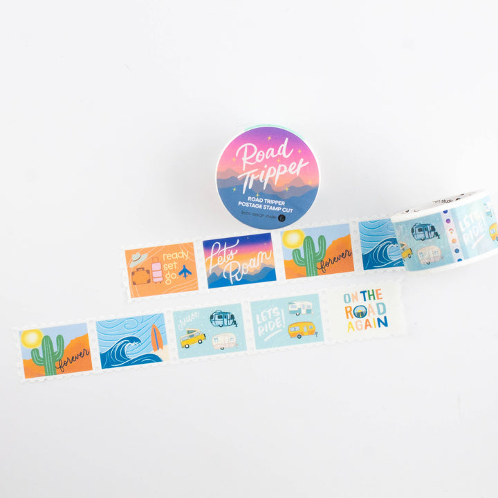 Bobo Design Studio paper Road Tripper - Postage Stamp Washi Tape