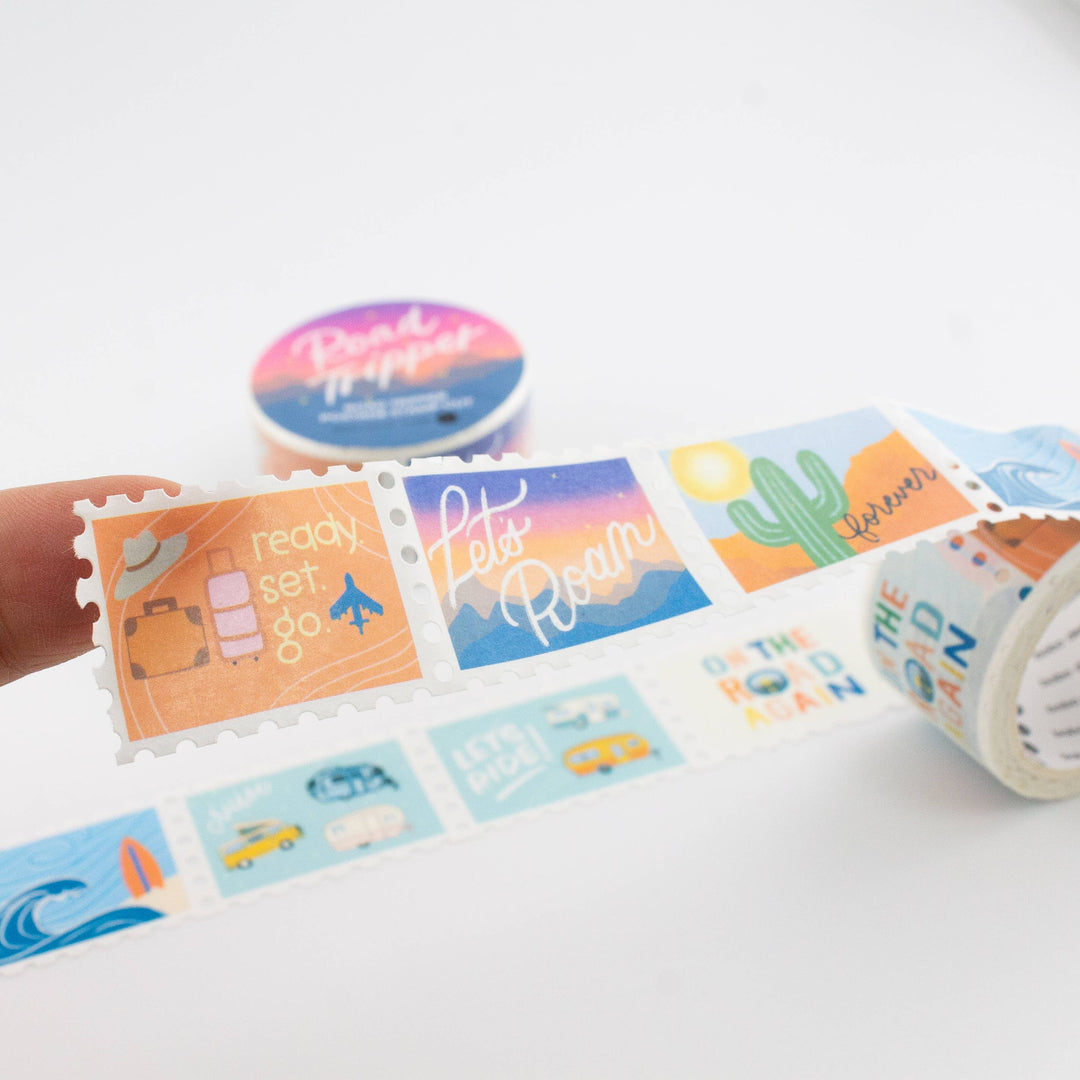 Bobo Design Studio paper Road Tripper - Postage Stamp Washi Tape