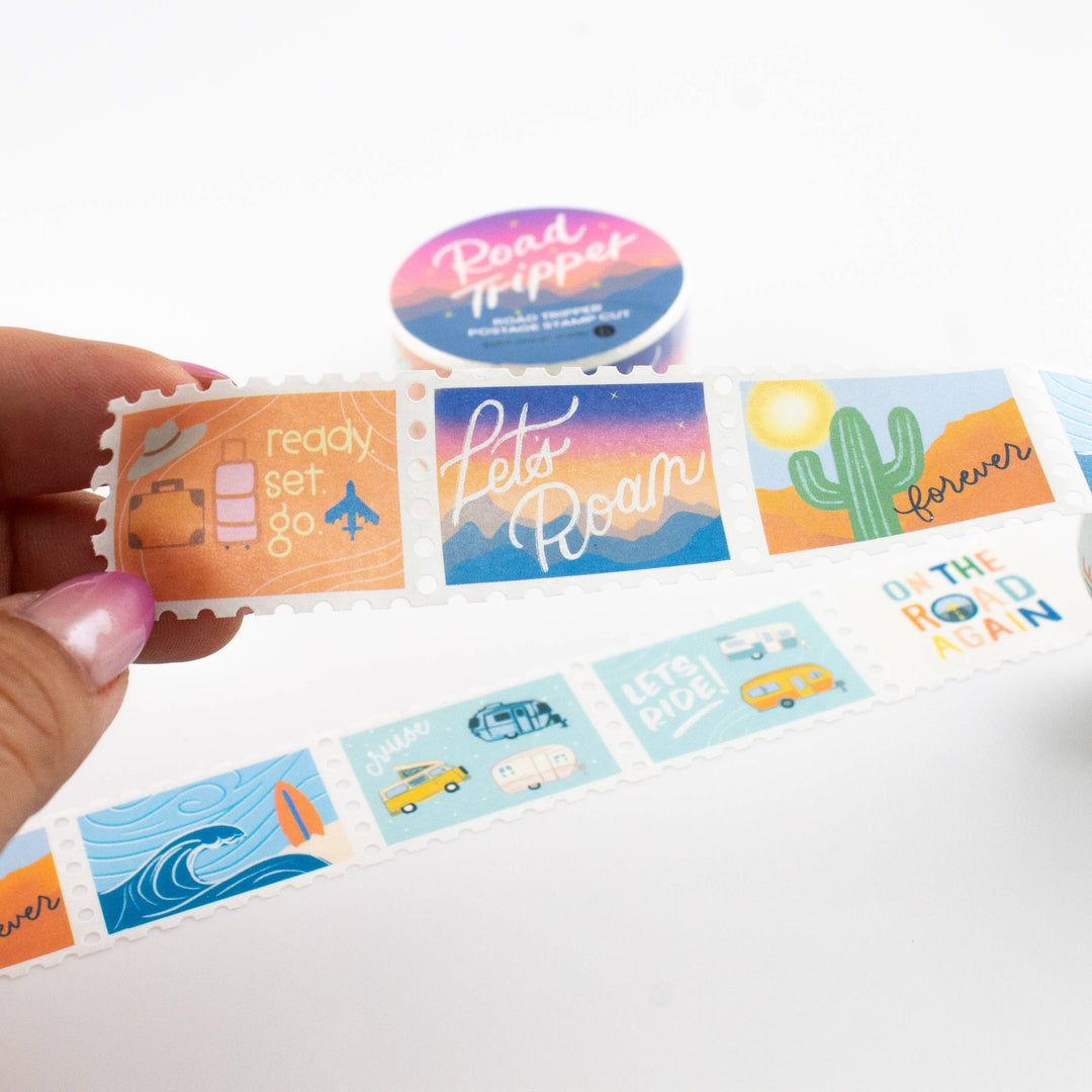 Bobo Design Studio paper Road Tripper - Postage Stamp Washi Tape
