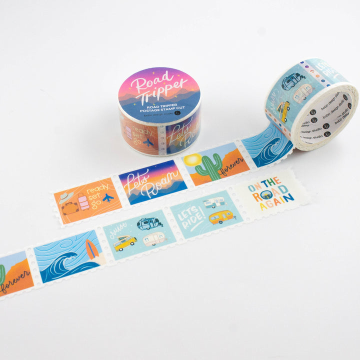 Bobo Design Studio paper Road Tripper - Postage Stamp Washi Tape