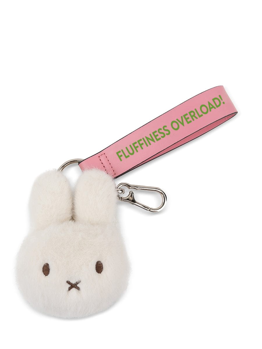 Bon Ton Toys Gifts Miffy ECO Fuzzy Offwhite Bag Charm - 4.5" | Bon Ton Toys