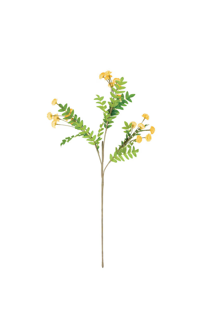 Faux Yellow Botanical Stems