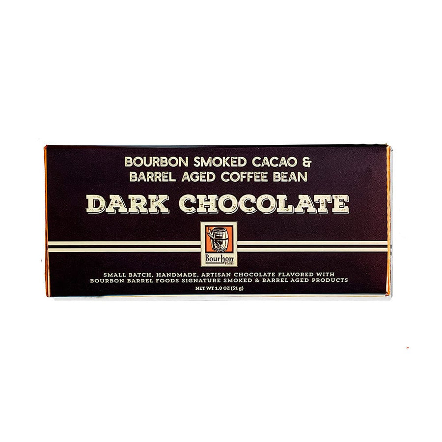 Bourbon Barrel Foods Food and Beverage Dark Chocolate Candy Bar Bourbon Smoked Cacao Nib