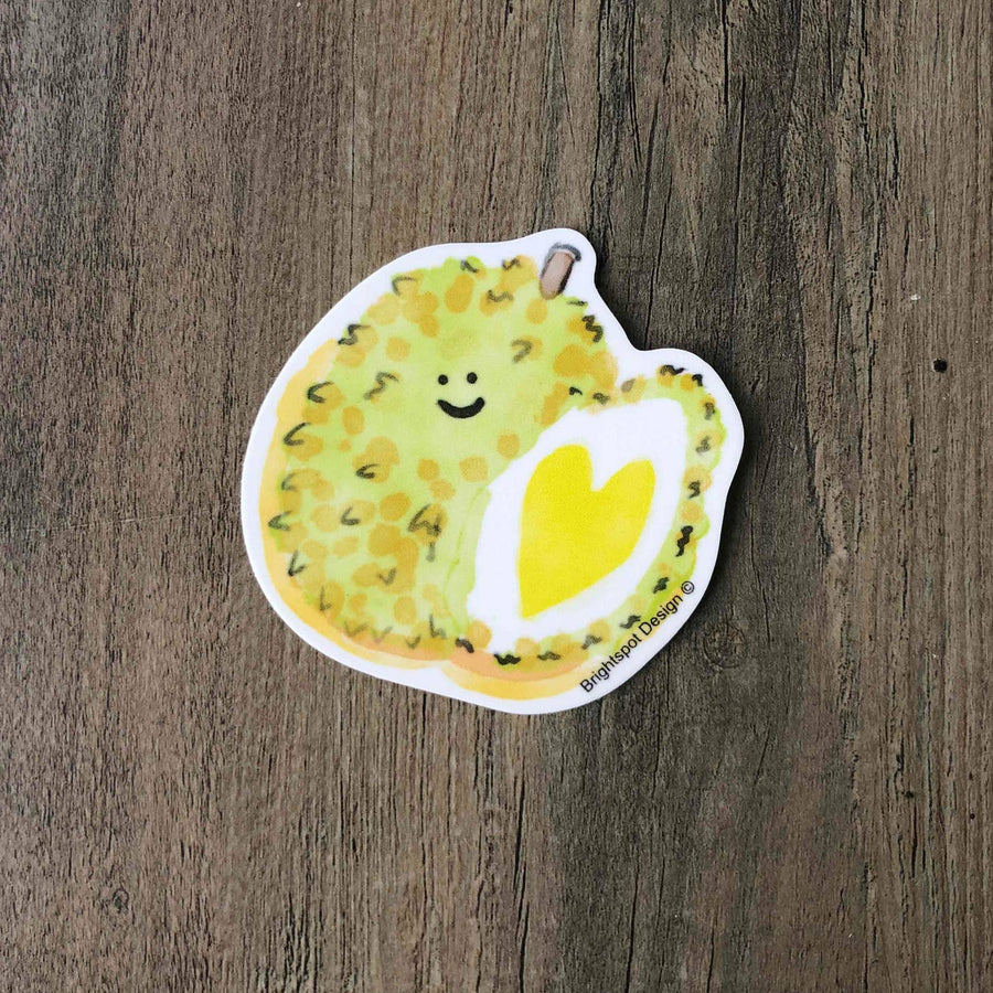 Brightspot Design card Durian Love Sticker