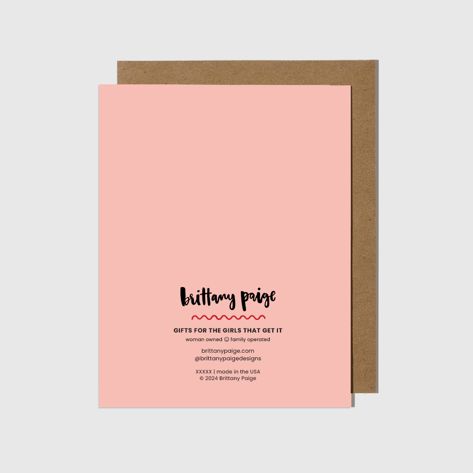 Brittany Paige Cards Diet Soda Sticker Card