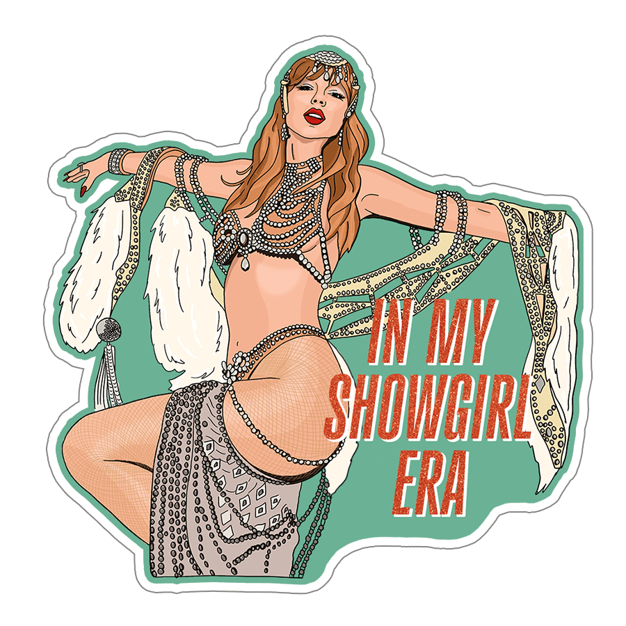 Brittany Paige Cards In My Showgirl Era Sticker