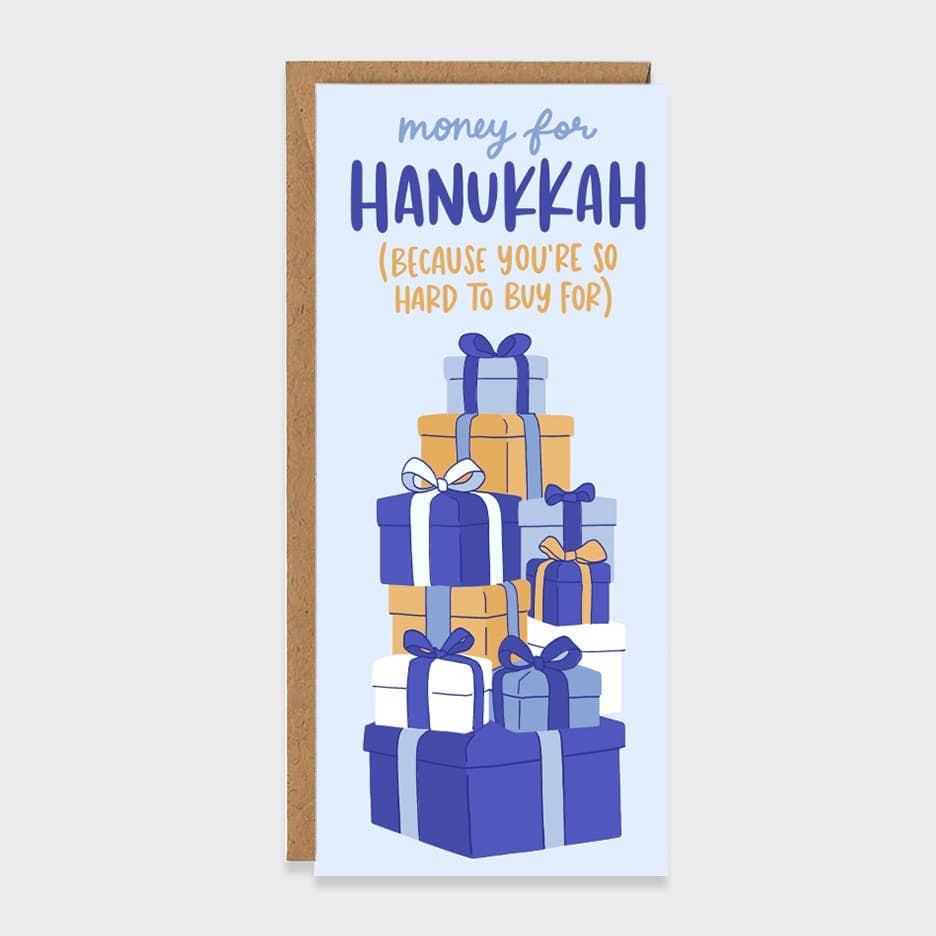 Brittany Paige Cards Money for Hanukkah Money Holder Card