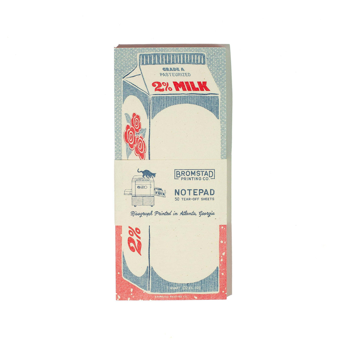 Bromstad Printing Co. 2% Milk - Risograph Notepad