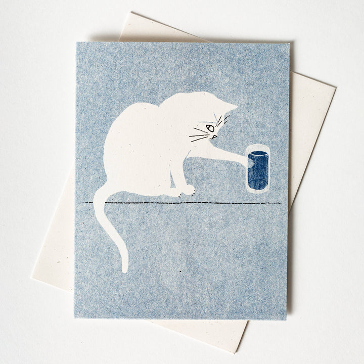 Bromstad Printing Co. Card Water Glass - Risograph Card