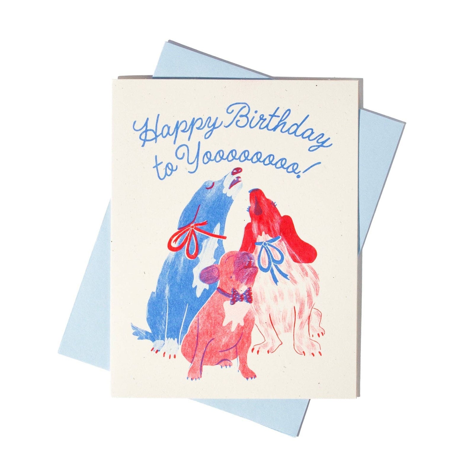 Bromstad Printing Co. Happy Birthday to Yooooooo! - Risograph Card