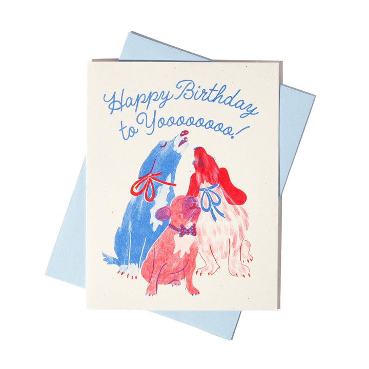 Bromstad Printing Co. Happy Birthday to Yooooooo! - Risograph Card