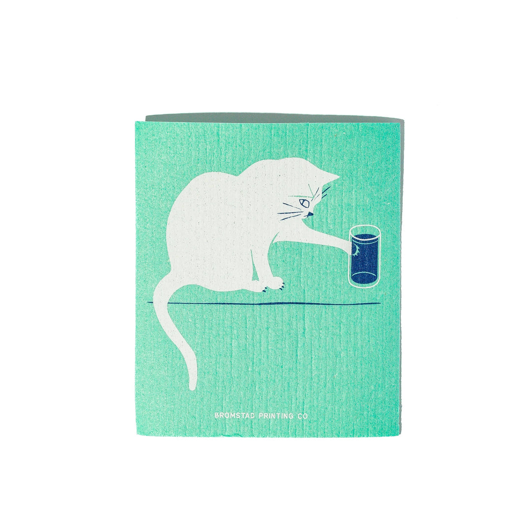 Bromstad Printing Co. Home Water Glass - Swedish Dishcloth
