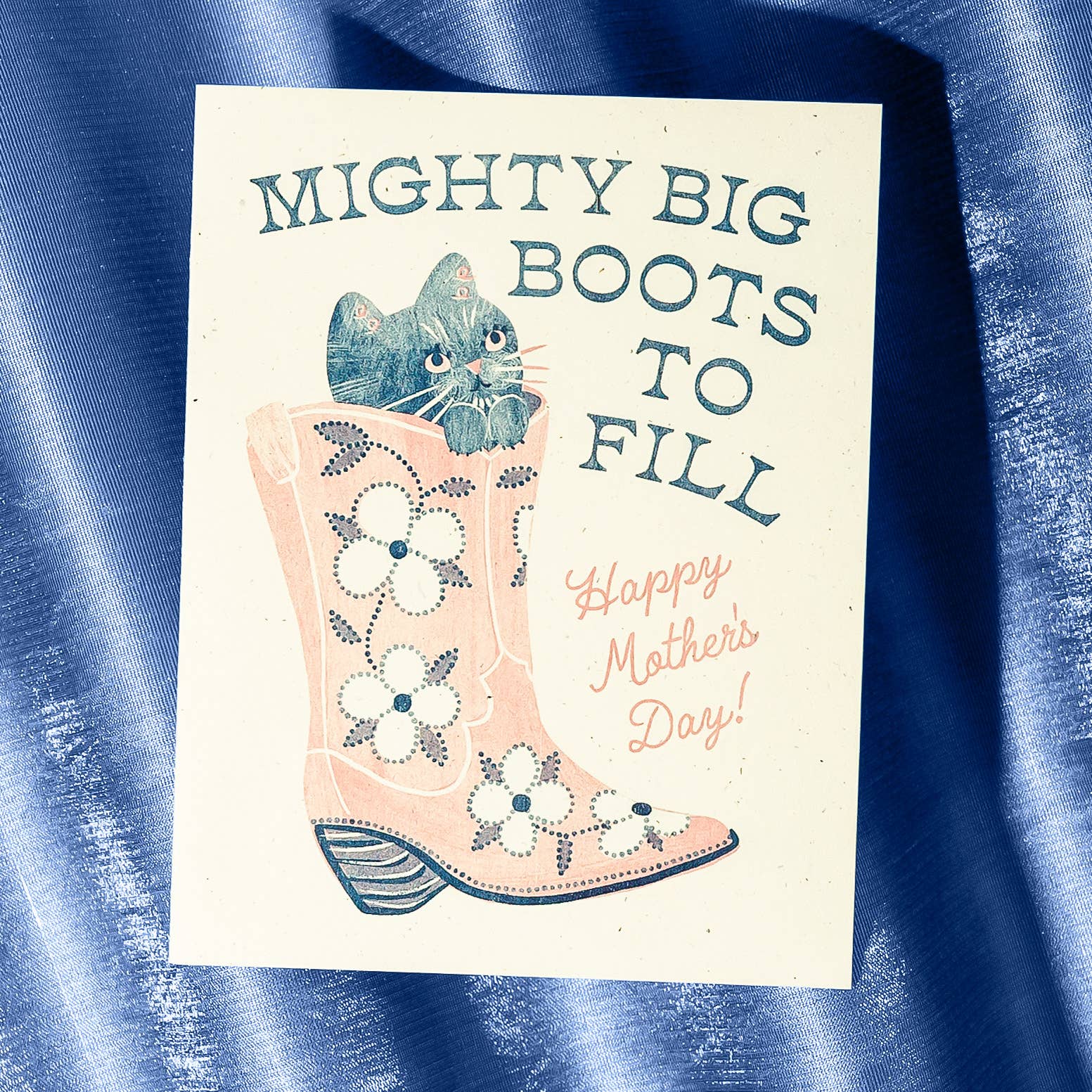 Bromstad Printing Co. Mighty Big Boots - Risograph Mother's Day Card