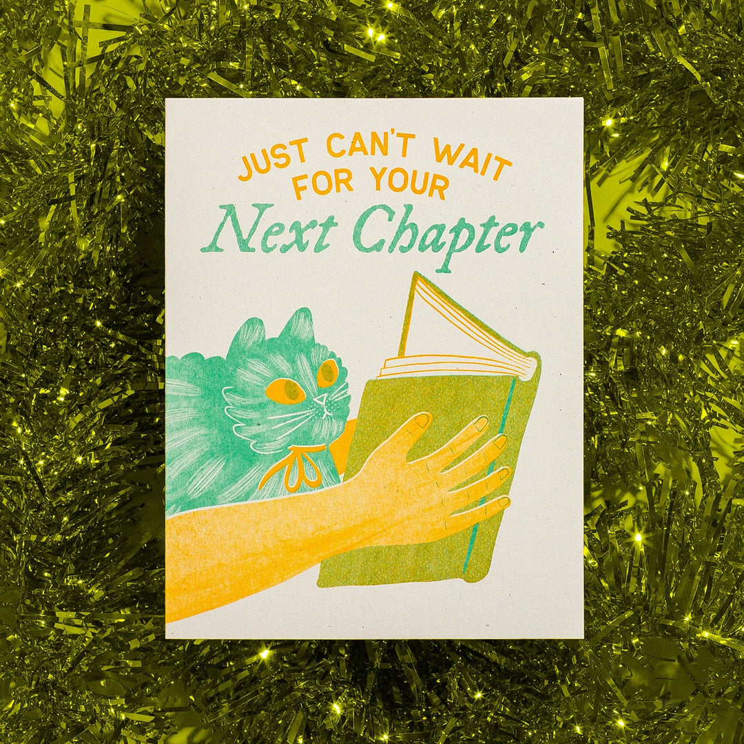 Bromstad Printing Co. Next Chapter - Risograph Greeting Card