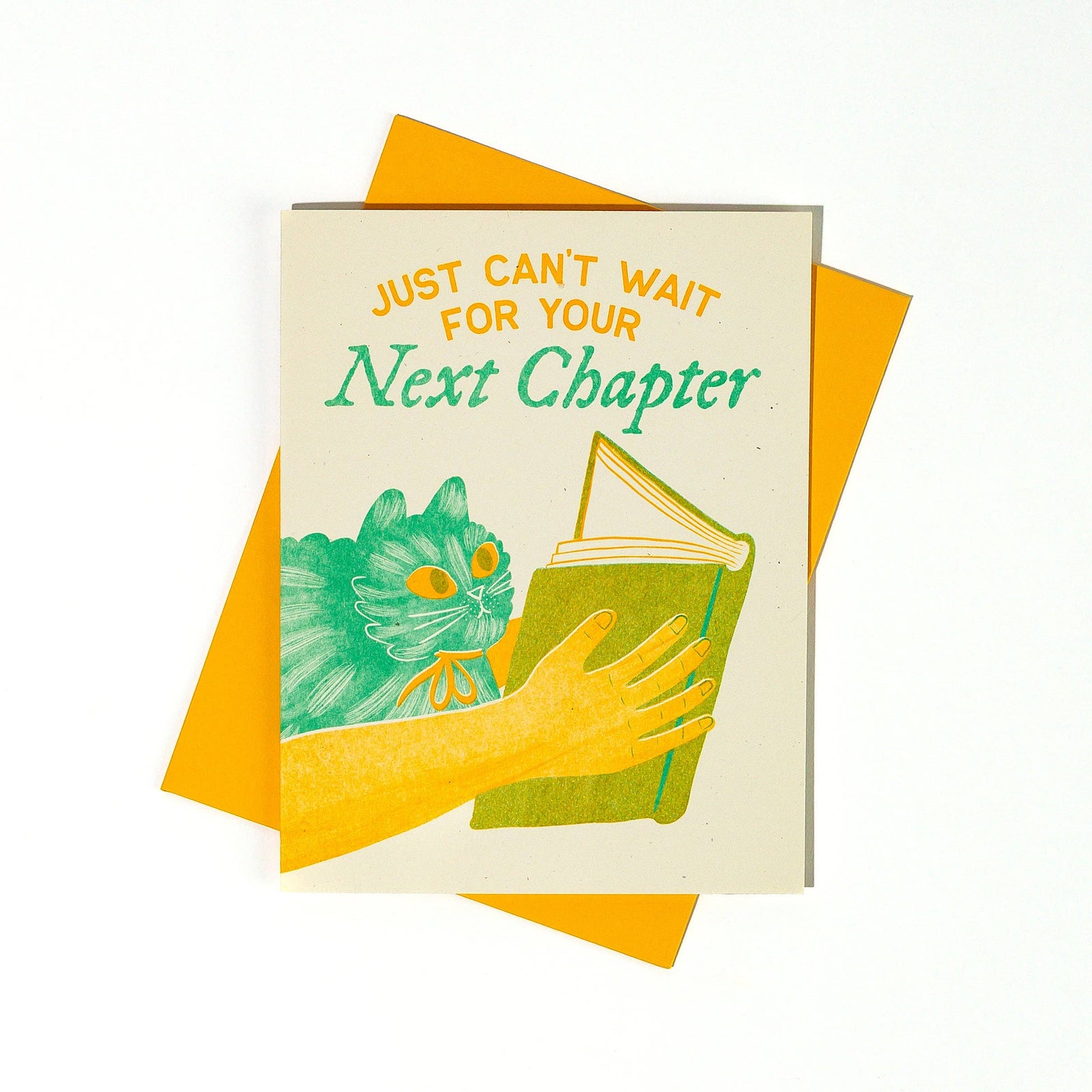 Bromstad Printing Co. Next Chapter - Risograph Greeting Card