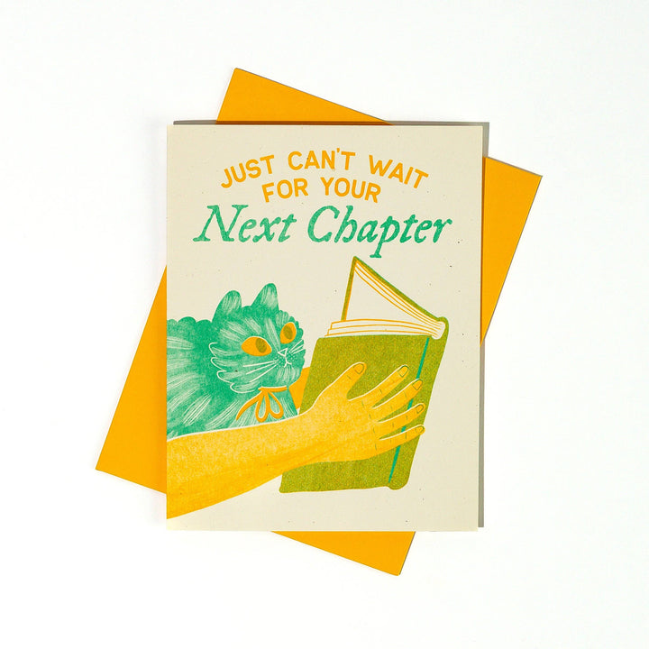 Bromstad Printing Co. Next Chapter - Risograph Greeting Card