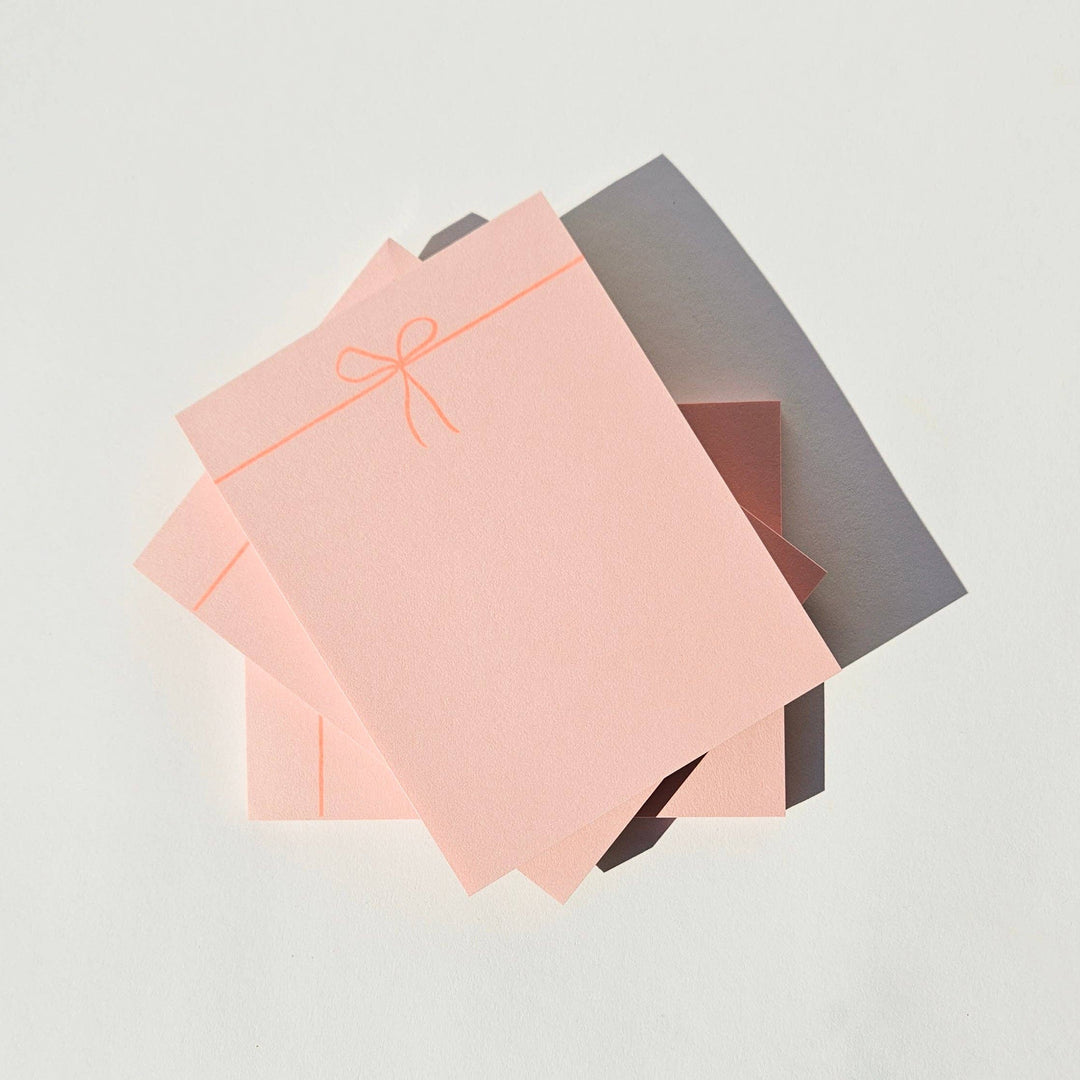 Bromstad Printing Co. Notepad Bow - Risograph A2 Notepad