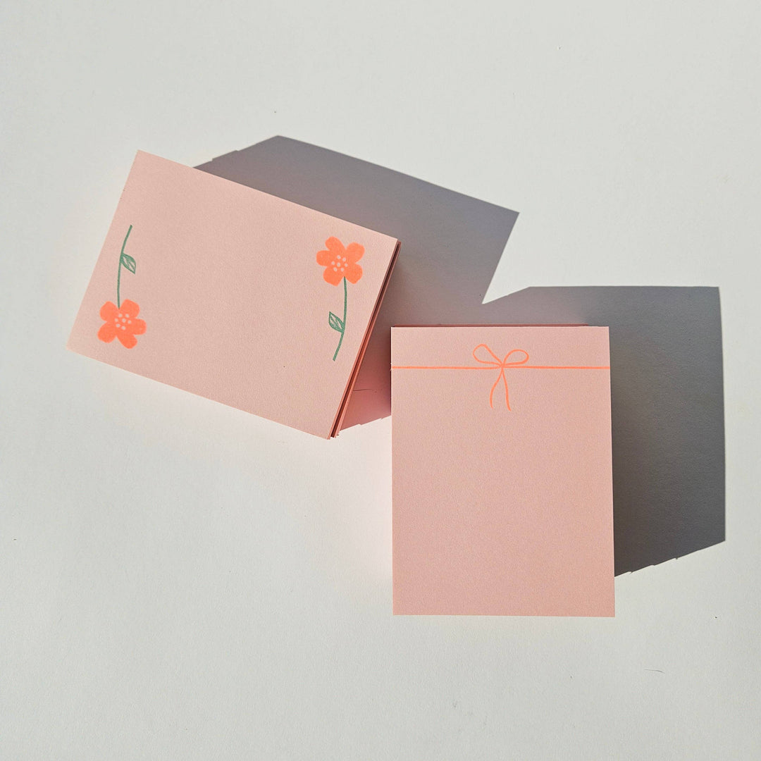 Bromstad Printing Co. Notepad Bow - Risograph A2 Notepad