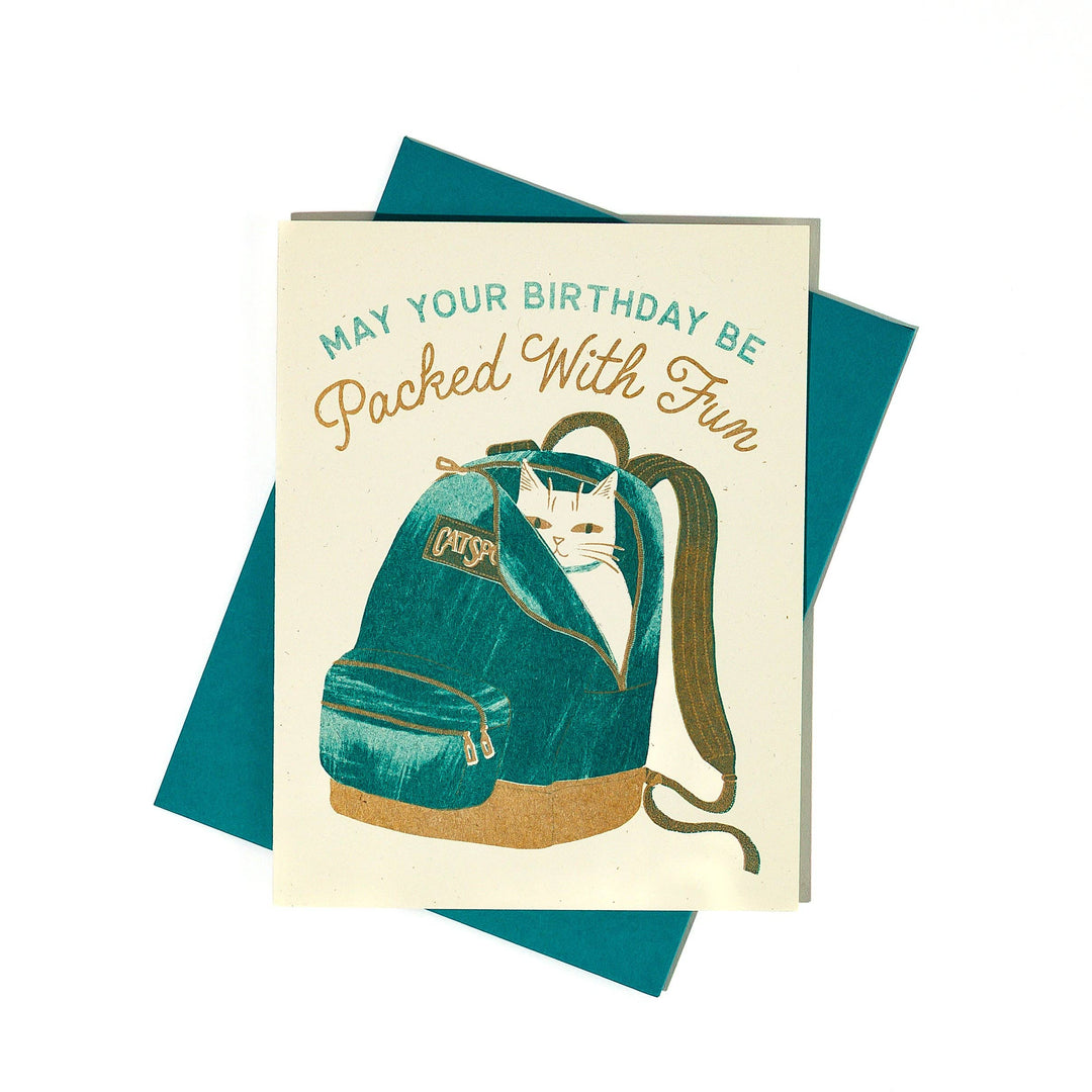 Bromstad Printing Co. Packed With Fun - Risograph Birthday Card