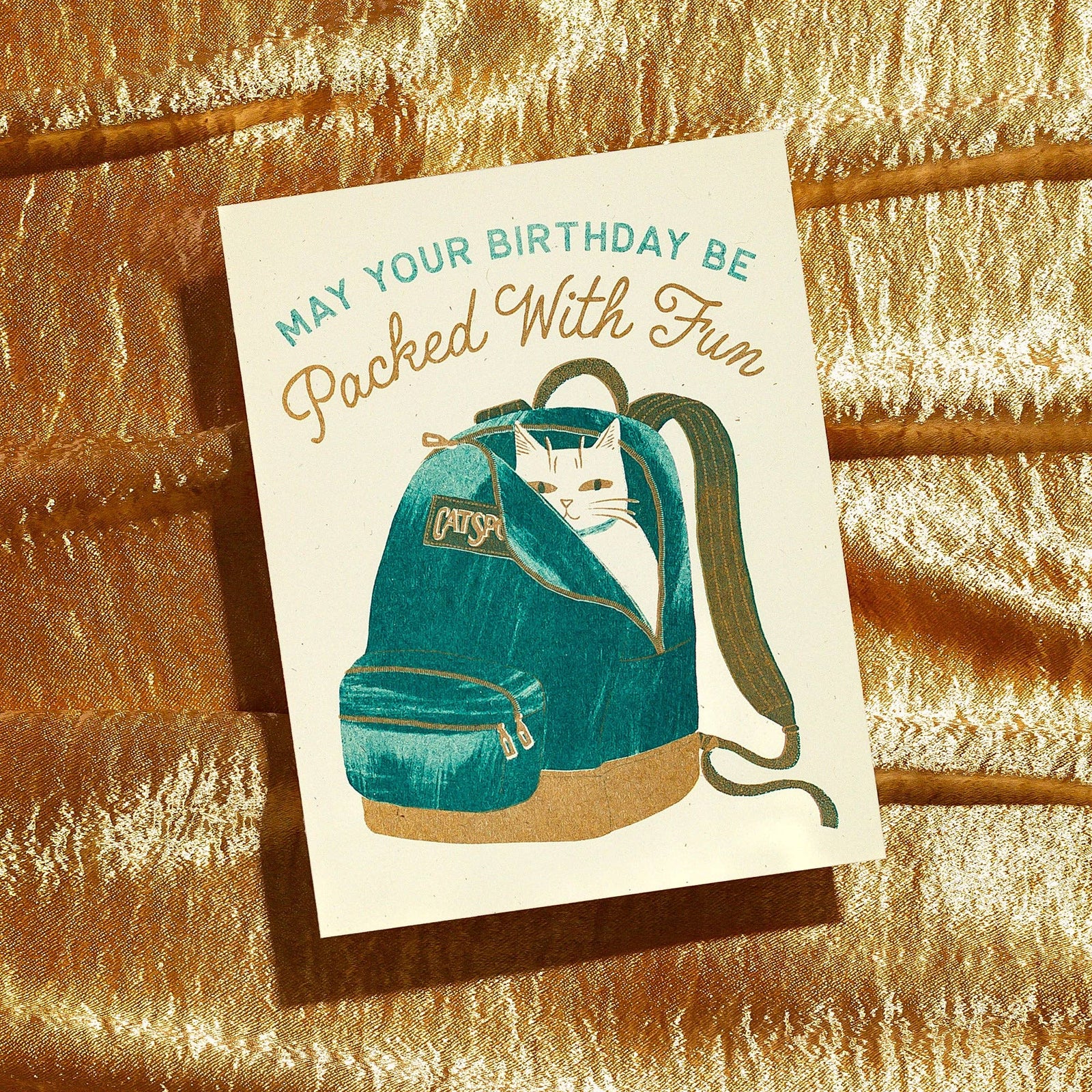 Bromstad Printing Co. Packed With Fun - Risograph Birthday Card
