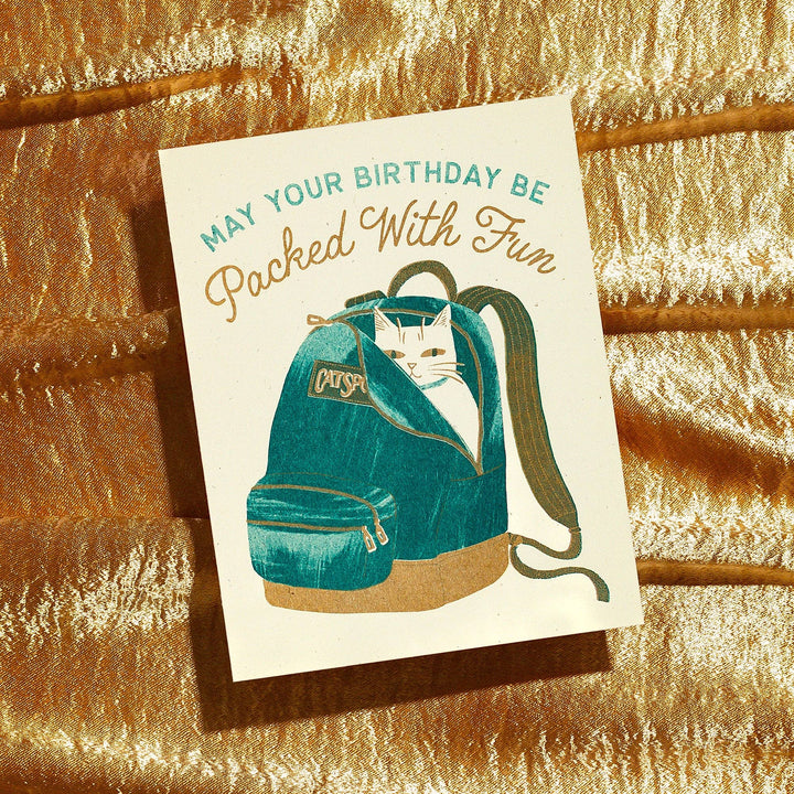 Bromstad Printing Co. Packed With Fun - Risograph Birthday Card