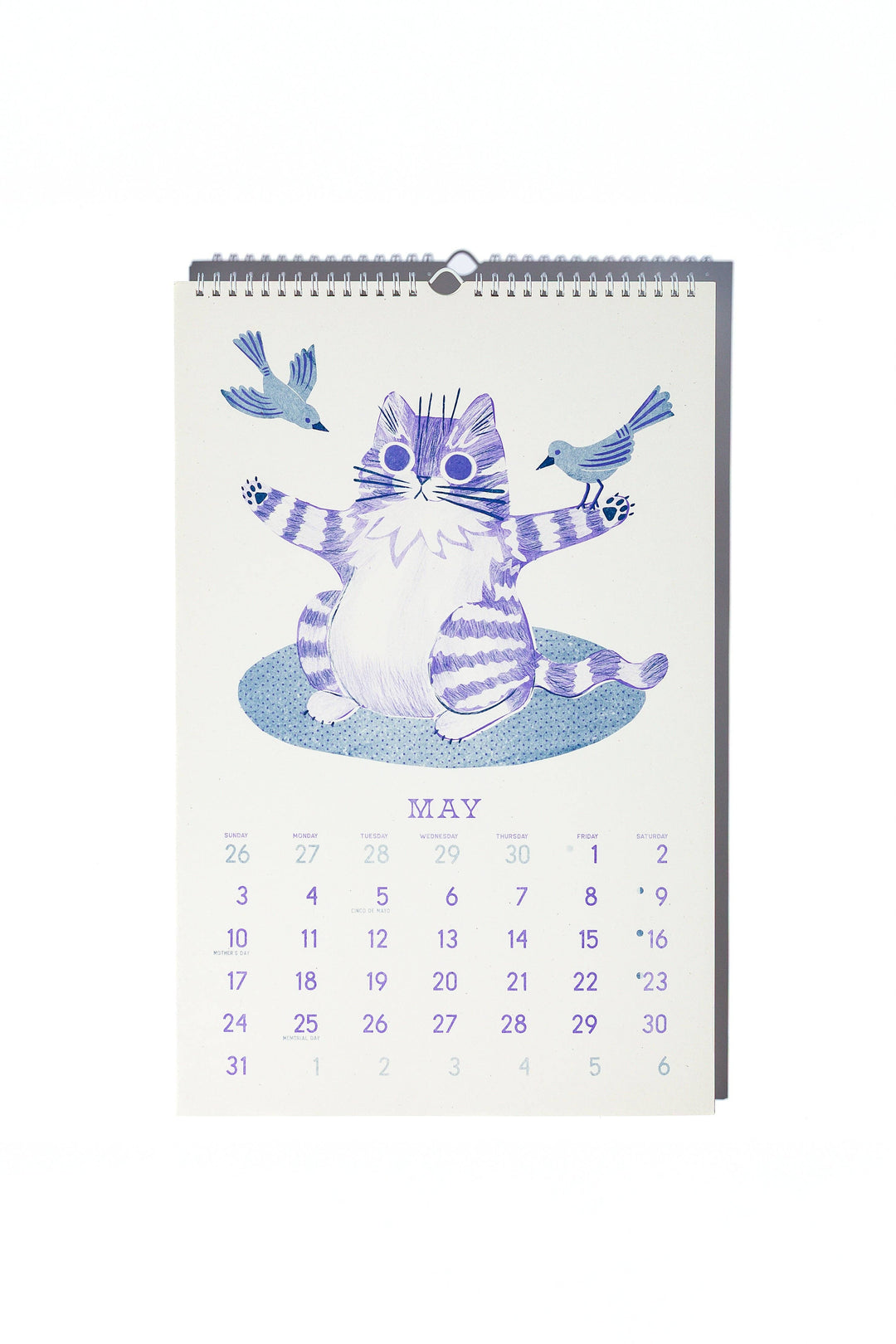 Bromstad Printing Co. paper 2026 Risograph Wall Calendar - Butterfly Days