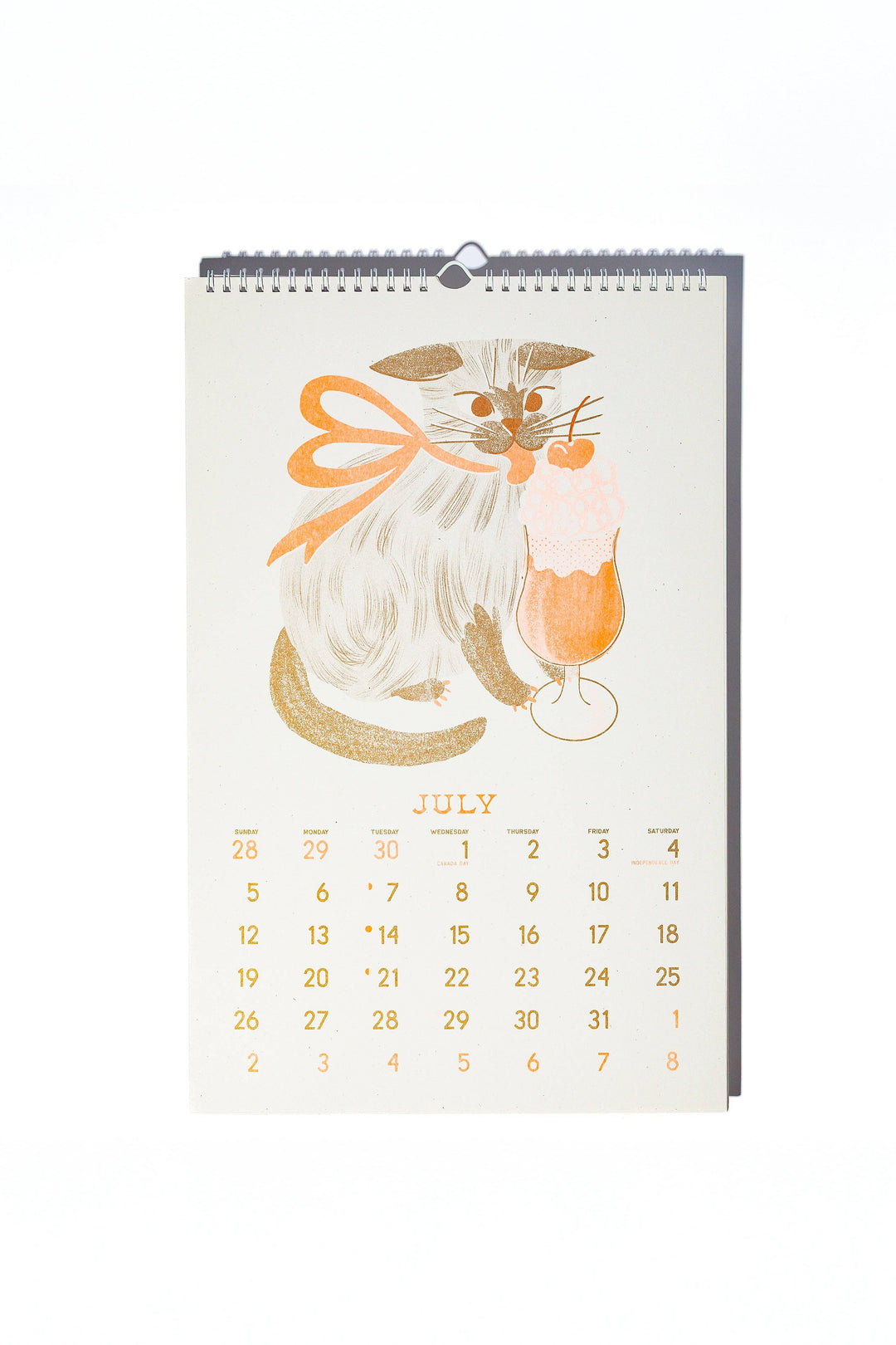 Bromstad Printing Co. paper 2026 Risograph Wall Calendar - Butterfly Days