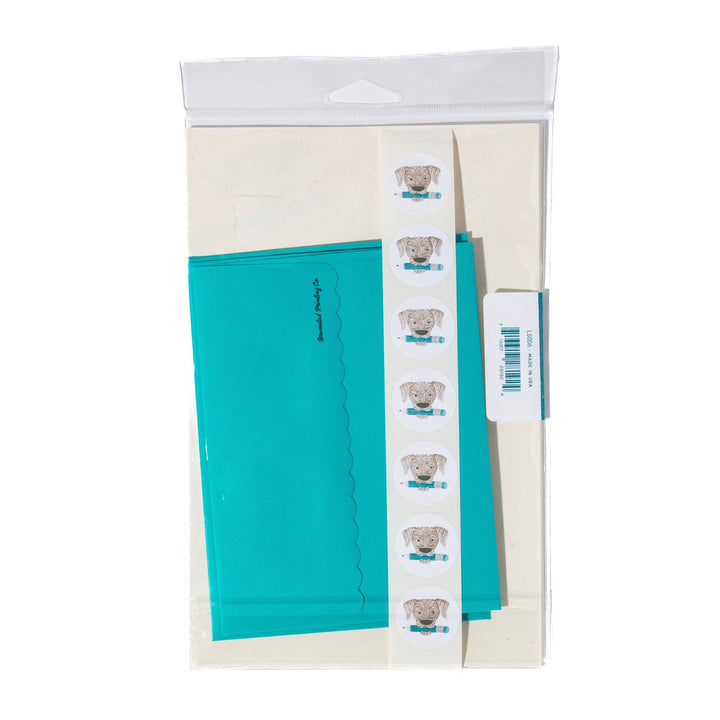 Bromstad Printing Co. Paper Pencil Dog Letter Writing Set