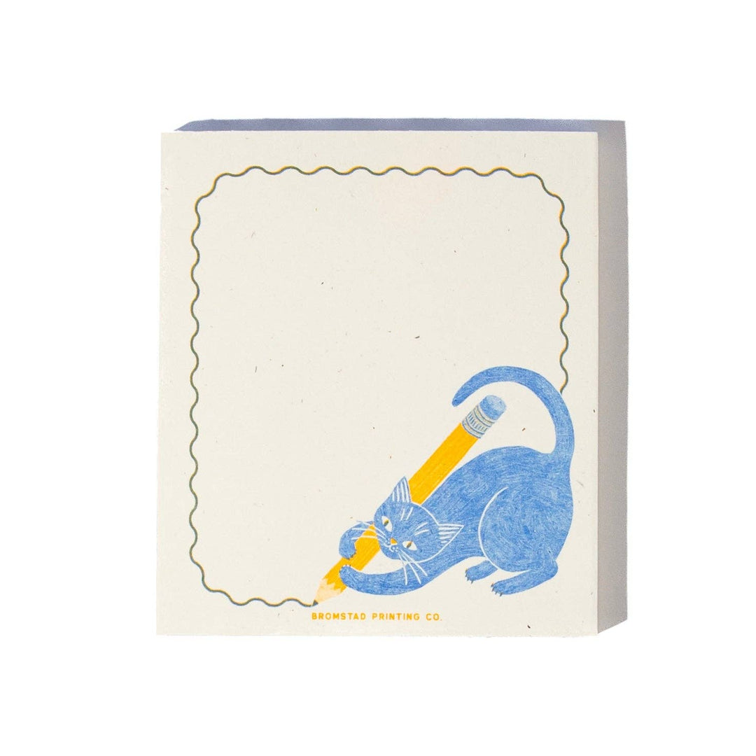 Bromstad Printing Co. Pencil Cat - Mini Notepad