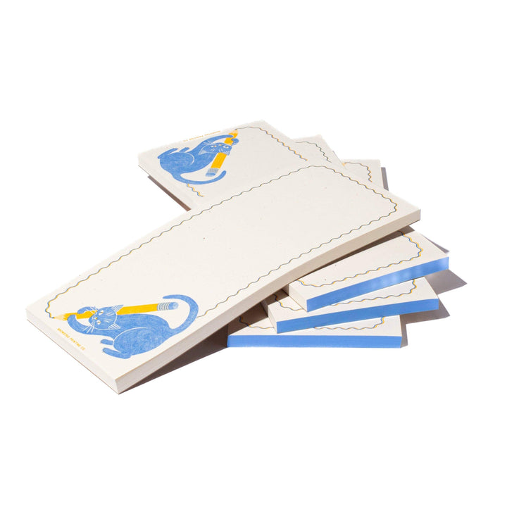 Bromstad Printing Co. Pencil Cat - Tall Notepad